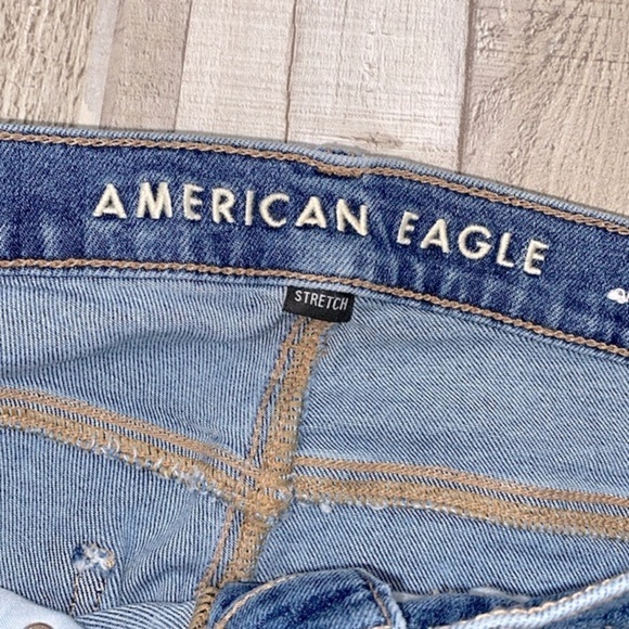 American Eagle jeans 90s straight size 4 shirt - Picture 2 of 8